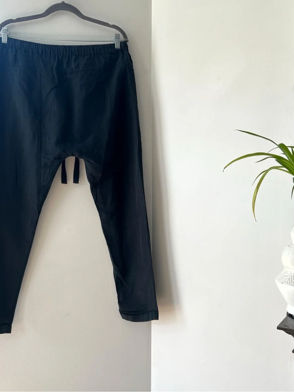 Ulla Johnson Black Linen Tencel Blend Haram Pants | Size 2